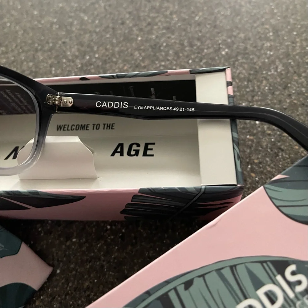 Caddis Unisex 1.25 Bixby Glasses NIB - Picture 5 of 9